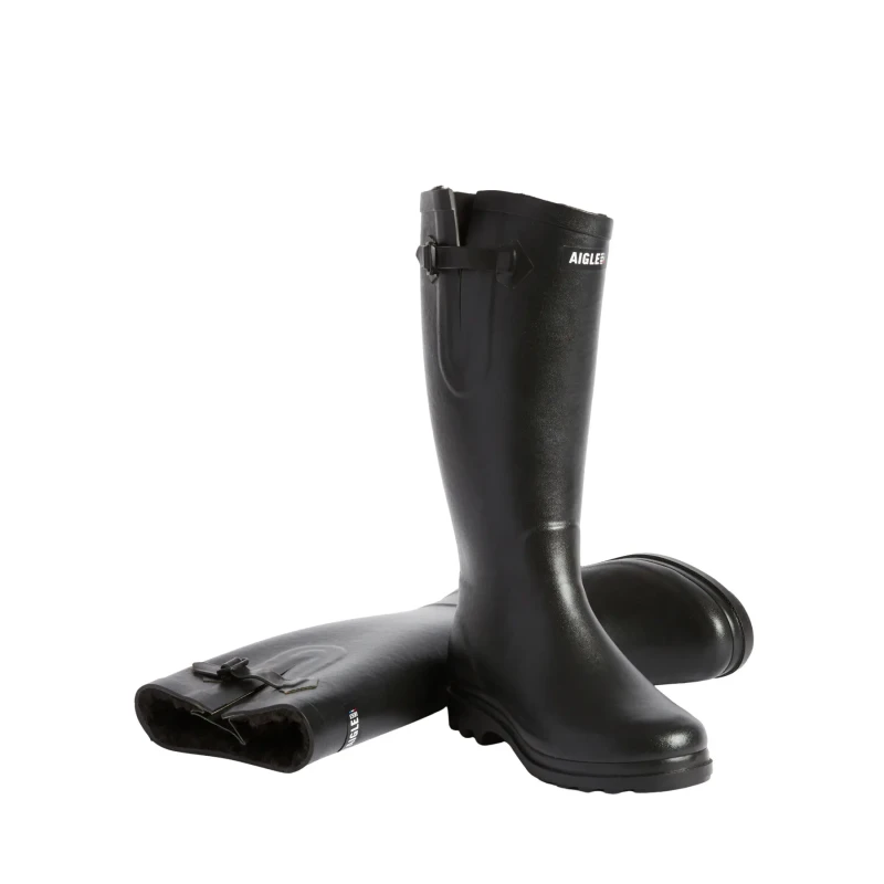 Image of Aigle Womens rain boots Aigle Aiglentine F2 Noir Female 37