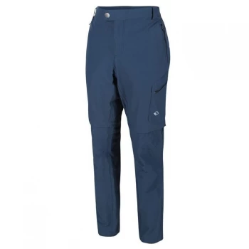 Image of Regatta Highton Zip Off Stretch Walking Trousers (Regular - Dark Denim