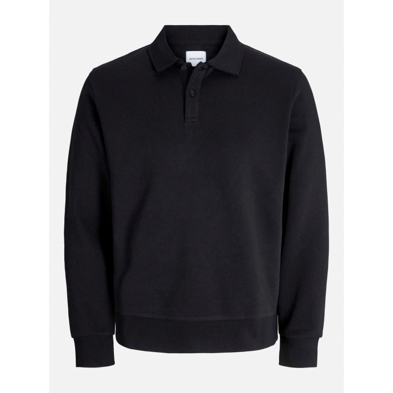 Image of Jack and Jones Bradley Sweat Polo Mens Black male S