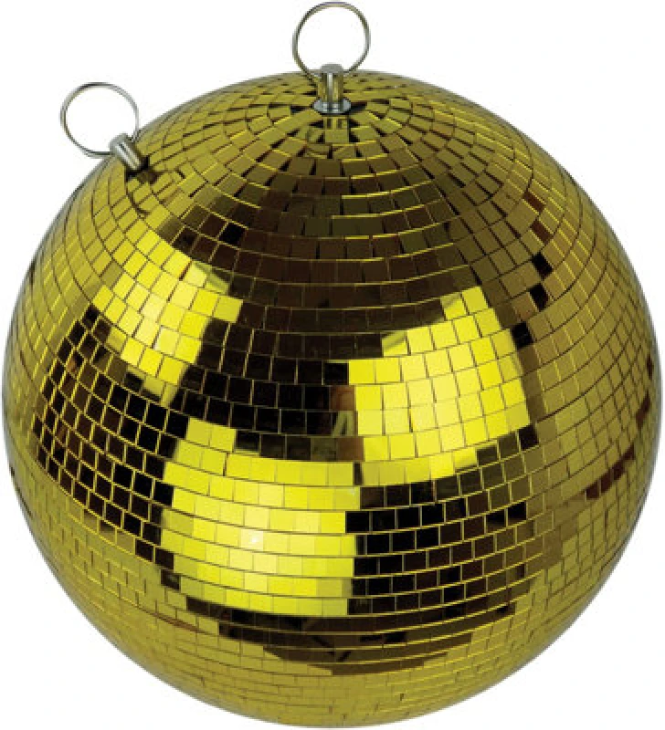 Image of Netagon Fxlab Party Event Festive Christmas Gold Disco Mirror Ball 500mm