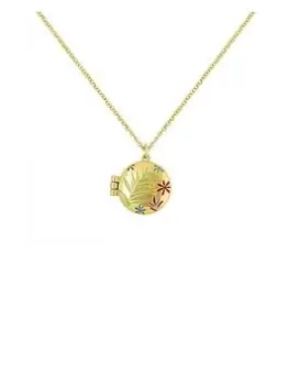 Image of Disney Encanto Gold Mirabel Round Locket Necklace