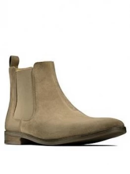 Image of Clarks Stanford Top Boots - Sand