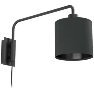 Image of Staiti Wall Lamp With Shade Black - Eglo