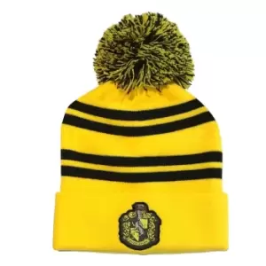 Image of Harry Potter Hufflepuff Beanie (One Size) (Yellow/Black)