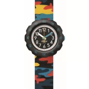 Image of Childrens Flik Flak Hide N Vibe Garden Fiesta Watch