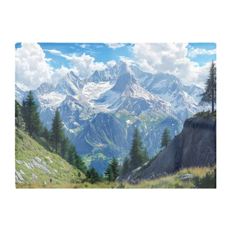 Image of Warren Reed Designer Scenic Swiss Alps Chopping Board