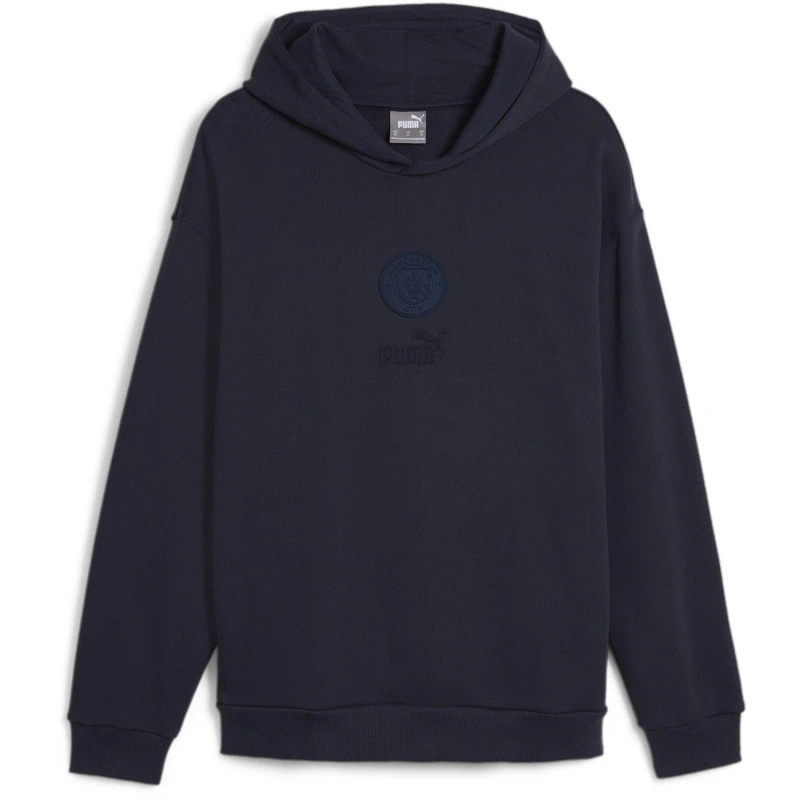 Image of Puma Mcfc Ftblmonochrm Hoodie Hoody Mens New Navy male S