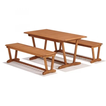 Image of Robert Dyas Childrens Garden Table and Bench Set