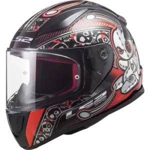 Image of LS2 FF353 Rapid Mini Voodoo Black Red M