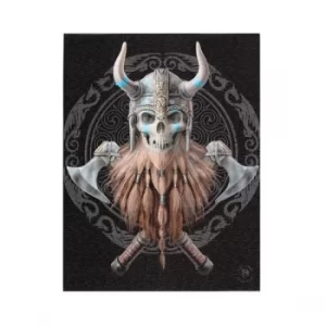 Image of 19x25 Viking Skull Canvas by Anne Stokes