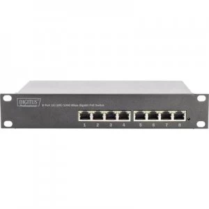 Image of Digitus DN-95317 Network switch 8 ports 10 / 100 / 1000 Mbps PoE