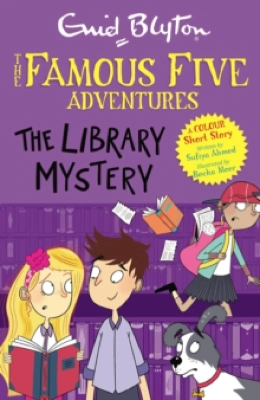 Image of Famous Five Colour Short Stories: The Library Mystery : Book 16 Paperback / softback