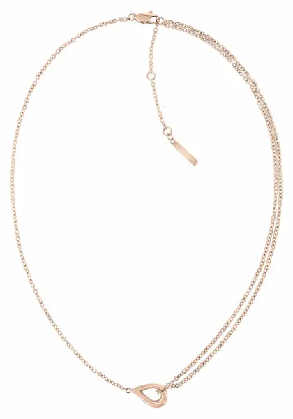Image of Calvin Klein 35000082 Ladies Rose Gold Tone Necklace with Jewellery
