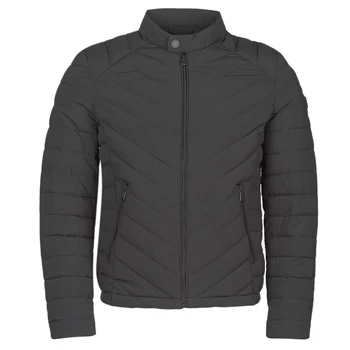 Image of Guess SUPER FITTED JACKET mens Jacket in Black - Sizes XXL,S,M,L,XL