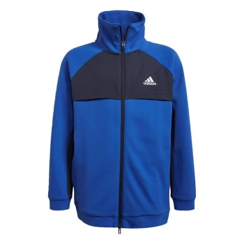 Image of adidas XFG Zipped Pocket Loose Track Top Kids - Bold Blue / White