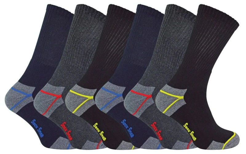 Image of Sock Snob Ultimate Work Socks Bigfoot 12-14 UK - 12-14 UK / 6 Pairs