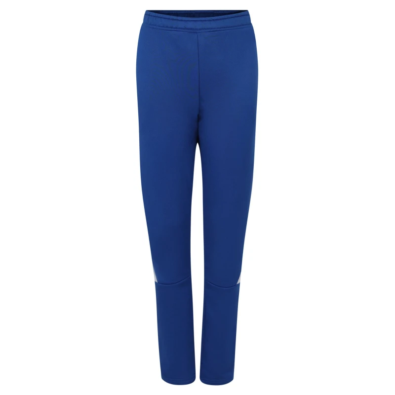 Image of Umbro Total Tapered Training Jogging Bottoms in Mid Blue Size: 11-12 Years Mid Blue Unisex 11-12 Years