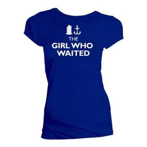 Image of Doctor Who - The Girl Who Wanted Womens Small T-Shirt - Blue