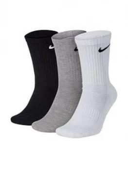 Image of Nike Everyday Cushion Crew Socks (3 Pack) - Multi