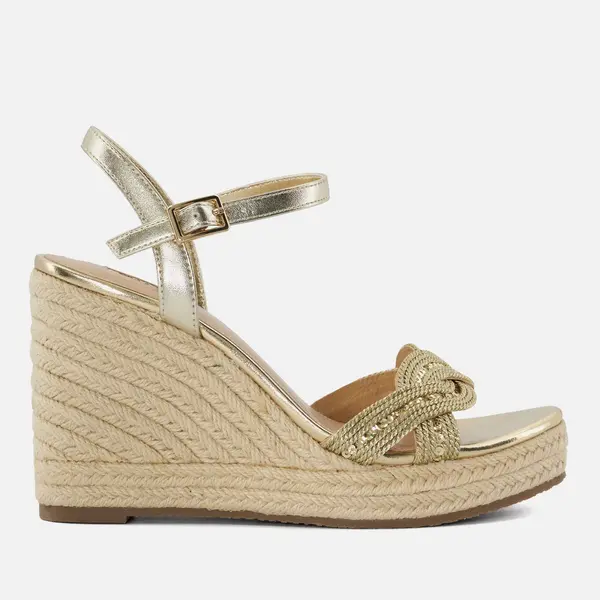 Image of Dune Womens Kaspar Espadrille Wedge Sandals - UK 5