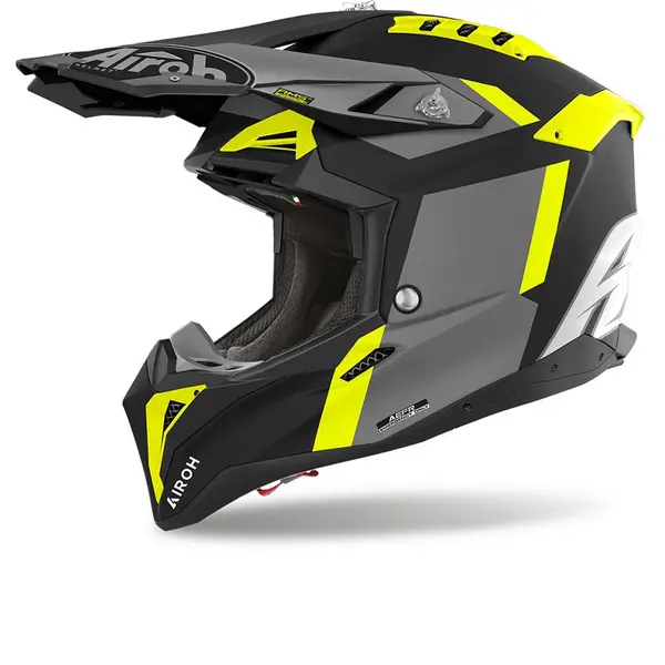 Image of Airoh Aviator 3 Glory Yellow Matt Offroad Helmet Size M