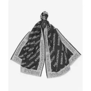 Image of Barbour International Magna Wrap Scarf - Black