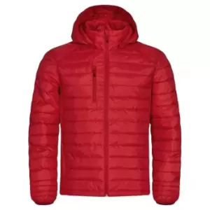 Image of Clique Mens Hudson Padded Jacket (L) (Red)