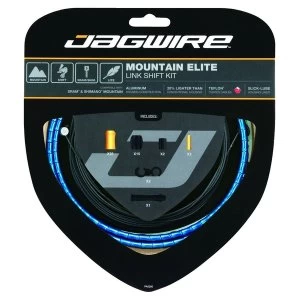 Image of Jagwire Mountain Elite Link Shift Cable Kit Blue