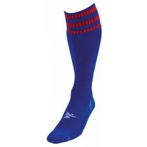 Image of PT 3 Stripe Pro Football Socks Boys Royal/Red