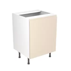 Image of KitchenKIT J-Pull 60cm Base Sink Unit - Matt Cashmere