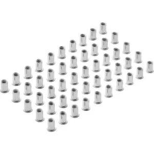 Image of Draper Zinc Plated Threaded Insert Rivet Nuts M10 Thread Pack of 50