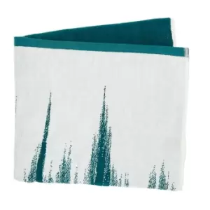 Image of Harlequin Motion Cotton Velour Towels - Blue