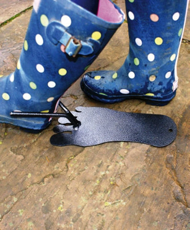 Image of Poppy Forge Boot Pull (Foot) - Steel Shoe Puller - Steel - L12 X W32.4 X H8.4cm - Black