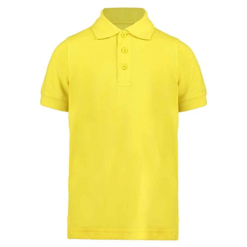 Image of Kustom Kit Klassic Superwash 60C Polo Shirt in Yellow Size: 11-12 Years Yellow Unisex 11-12 Years