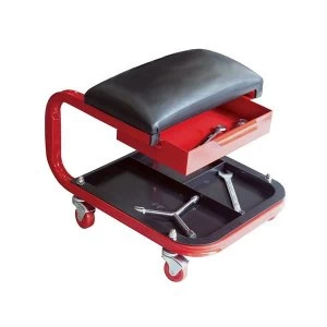 Image of Faithfull Seat On Wheels C/W Tray & Drawer