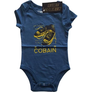Image of Kurt Cobain - Laces Kids 3-6 Months Babywear - Blue