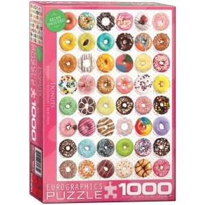 Image of Donuts Sweet Collection Eurographics 1000 Piece Jigsaw Puzzle