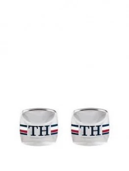 Image of Tommy Hilfiger Flag Cufflinks, One Colour, Men