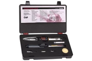 Image of IRODA SolderPro 120 30-125W Butane Gas Powered Soldering Iron Kit