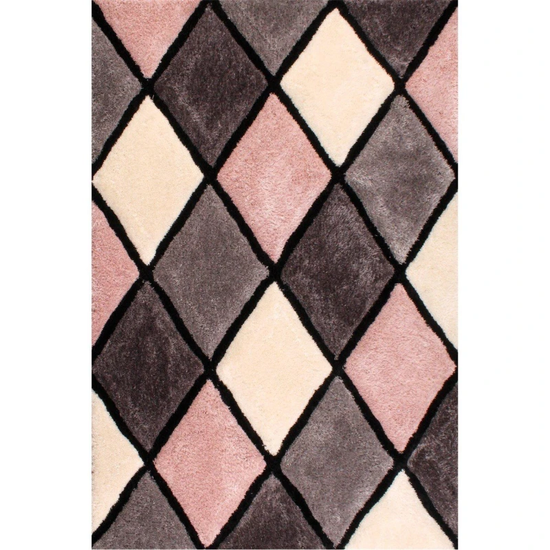 Image of Ultimate Rug 3D CARVED DIAMOND Blush unisex 60x110cm