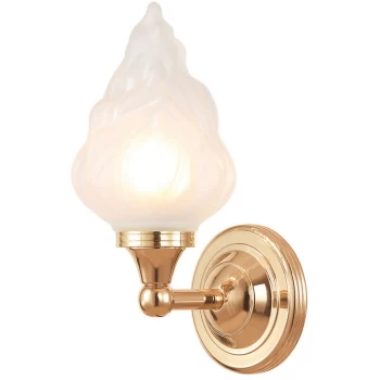 Image of Elstead - Austen Classic 1 Light Wall Light, Rose Gold, IP44