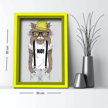 Image of 3550AHS-008 Multicolor Decorative Framed MDF Painting