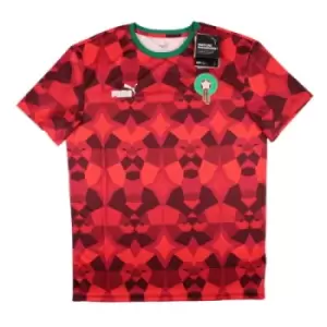 Image of 2023-2024 Morocco Ftbl Culture Tee (Red)