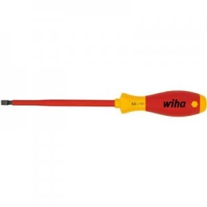 Image of VDE Slotted screwdriver Wiha SoftFinish electric 320N 00823 Blade width: 4mm Blade length: 100 mm