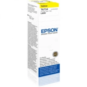 Image of Epson T6734 Yellow Ink Bottle