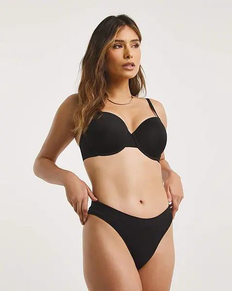 Image of Boux Avenue Boux Avenue DD+ T-Shirt Bra Black Female 38F VZ64513