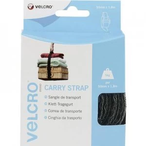 Image of VELCRO VEL-EC60326 Hook-and-loop tape with strap Hook and loop pad (L x W) 1800 mm x 50 mm Black