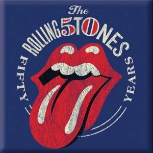 Image of The Rolling Stones - 50th Anniversary Vintage Fridge Magnet