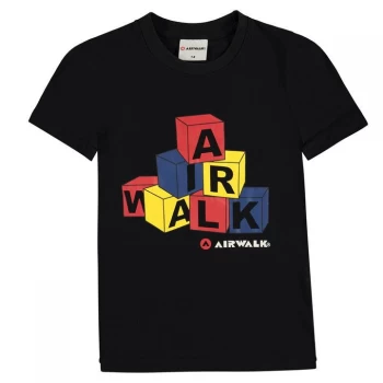 Image of Airwalk Printed T Shirt Junior - Born To Skate