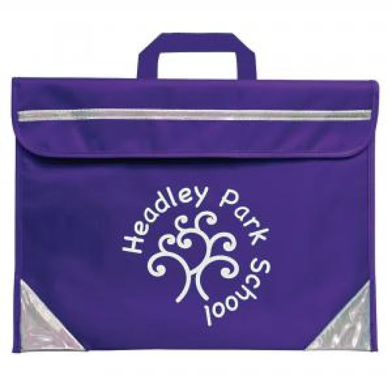 Image of Duo Unprinted Book Bag Purple